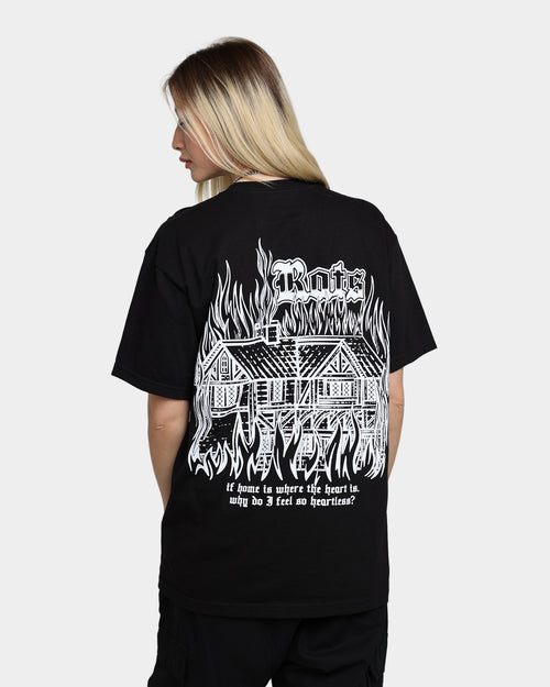Rats Get Fat Rats Heartless T-Shirt Black