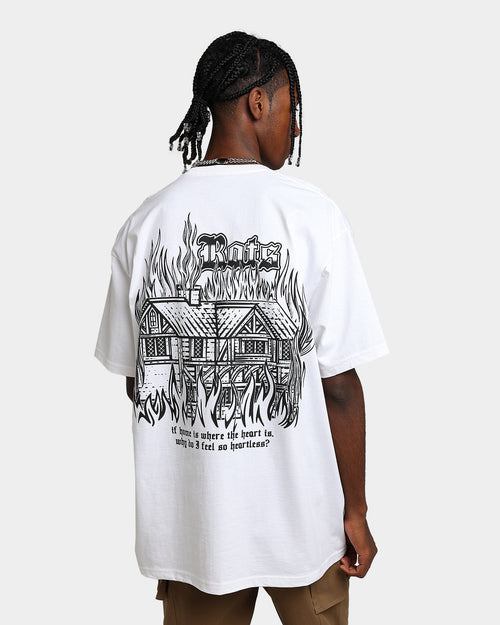 Rats Get Fat Rats Heartless T-Shirt White