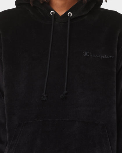 Champion RB Velour Hoodie Black
