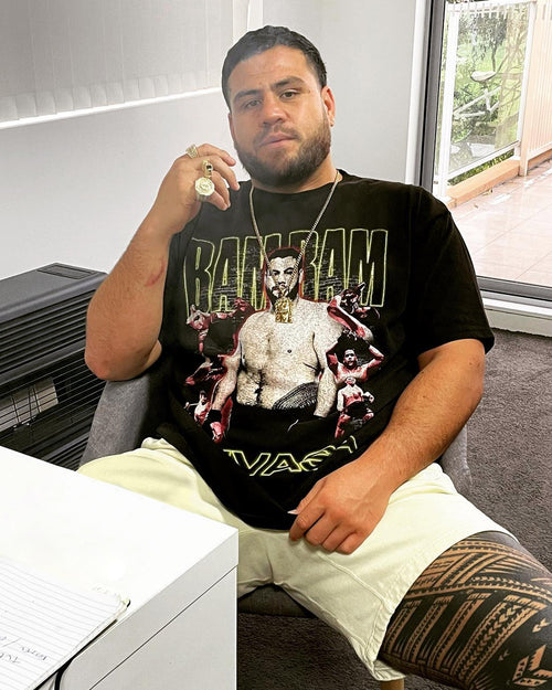 Goat Crew X Bam Bam Vintage T-Shirt Black Wash