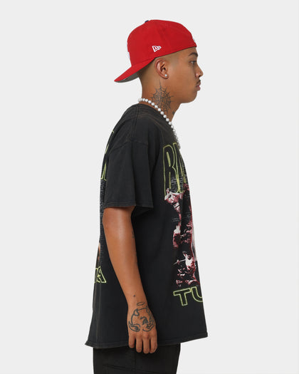 Goat Crew X Bam Bam Vintage T-Shirt Black Wash