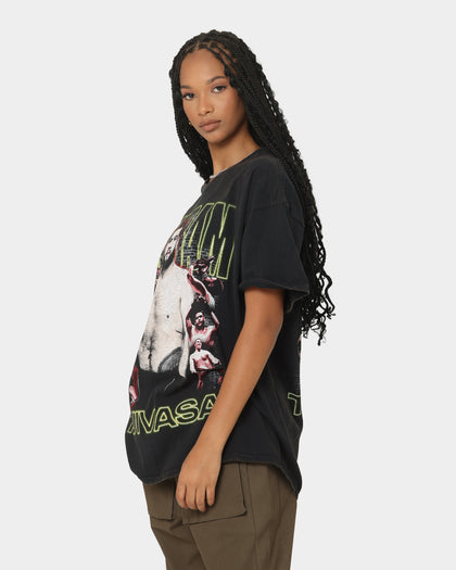 Goat Crew X Bam Bam Vintage T-Shirt Black Wash