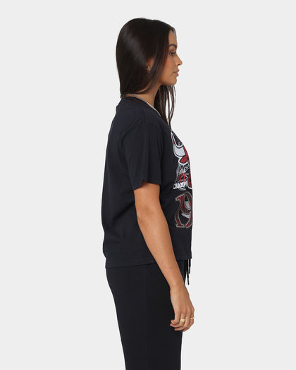 Mitchell & Ness Women's Chicago Bulls Vintage '91 Finals T-Shirt Faded Black