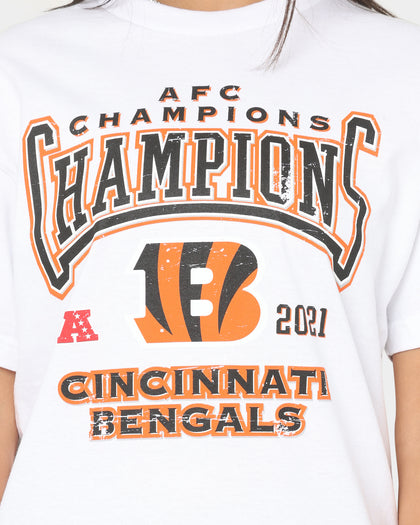 Majestic Athletic Cincinnati Bengals Super Bowl NFL Conference Champs T-Shirt White