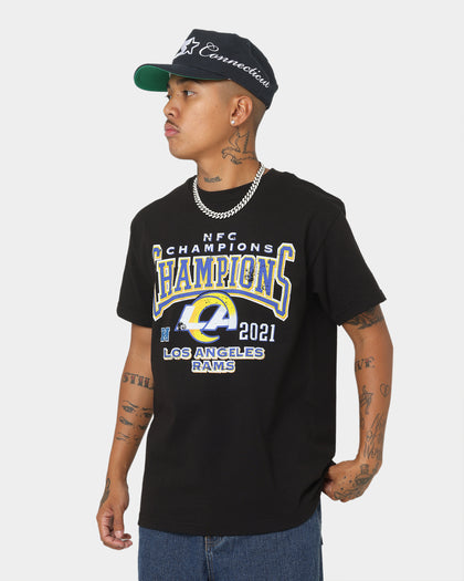 Majestic Athletic Los Angeles Rams Super Bowl NFL Conference Champs T-Shirt Black