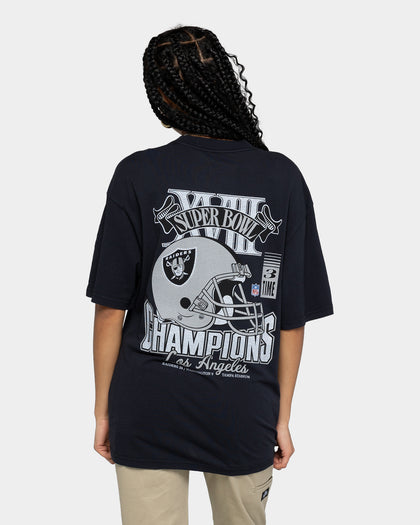 Mitchell & Ness Las Vegas Raiders Vintage Superbowl T-Shirt Faded Black