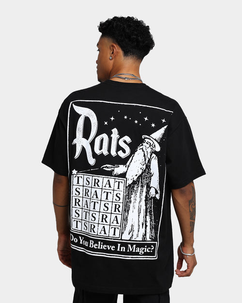 Rats Get Fat Rats Magic T-Shirt Black