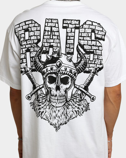 Rats Get Fat Rats Viking T-Shirt White