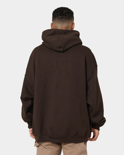 Goat Crew Fire Rose Hoodie Brown
