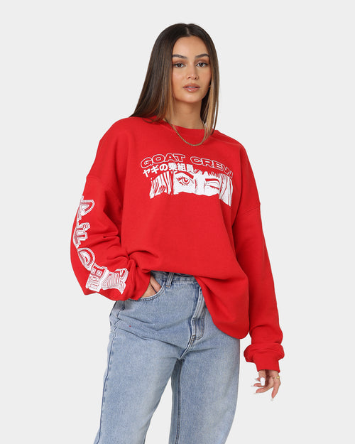 Goat Crew Niseko Crewneck Red