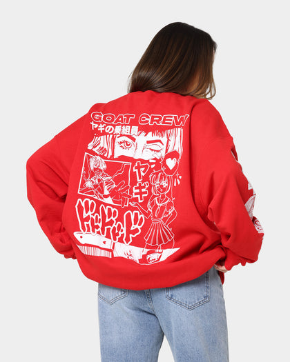 Goat Crew Niseko Crewneck Red