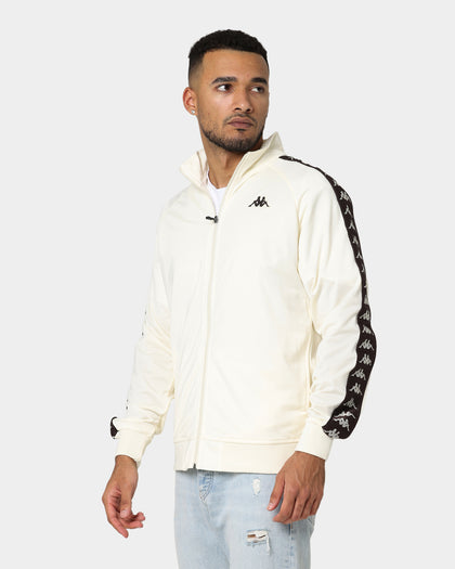 Kappa 222 Banda Anniston Slim Jacket White Cream/Brown