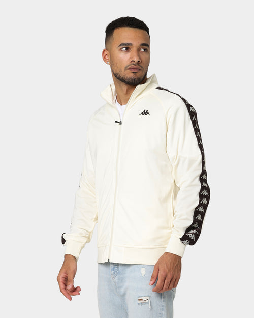 Kappa 222 Banda Anniston Slim Jacket White Cream/Brown