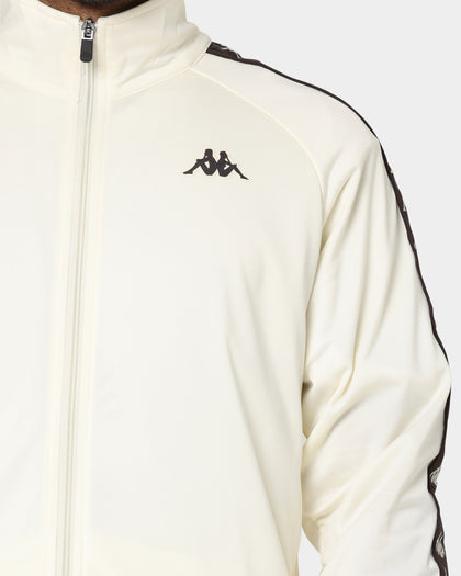 Kappa 222 Banda Anniston Slim Jacket White Cream/Brown