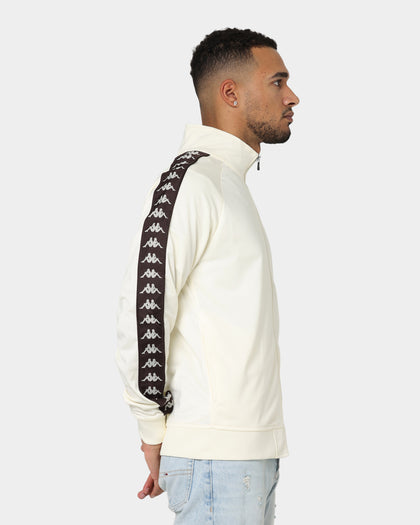 Kappa 222 Banda Anniston Slim Jacket White Cream/Brown