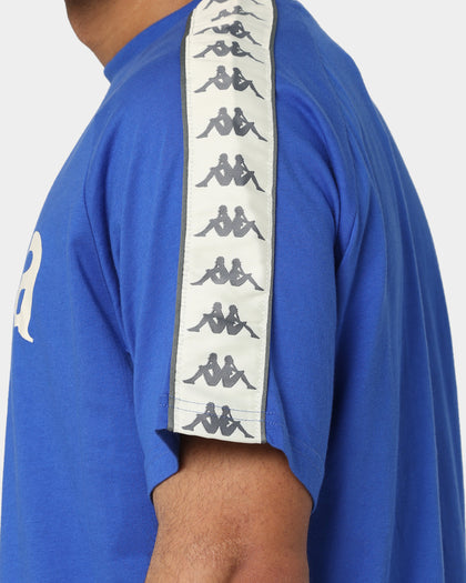 Kappa 222 Banda Balima T-Shirt Blue Royal/Beige