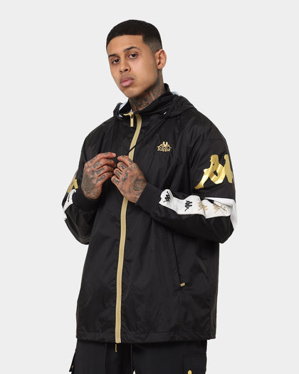 Kappa 222 Banda Dinos Jacket Black/Grey Vapor