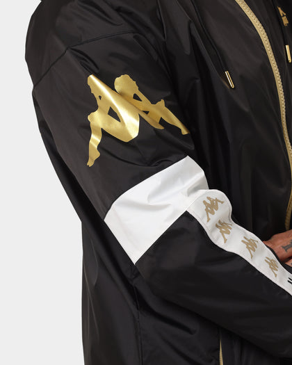 Kappa 222 Banda Dinos Jacket Black/Grey Vapor