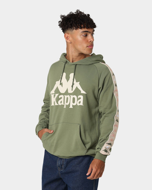 Kappa 222 Banda Hurtado 4 Hoodie Green Loden/Beige