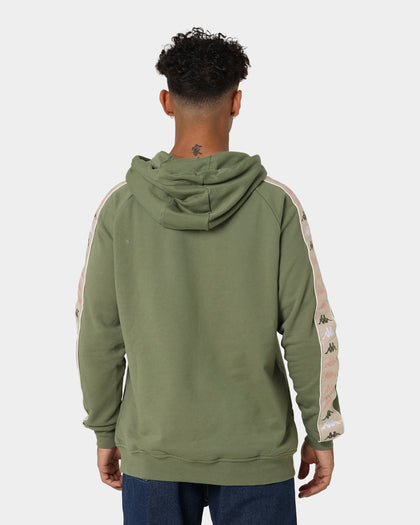 Kappa 222 Banda Hurtado 4 Hoodie Green Loden/Beige