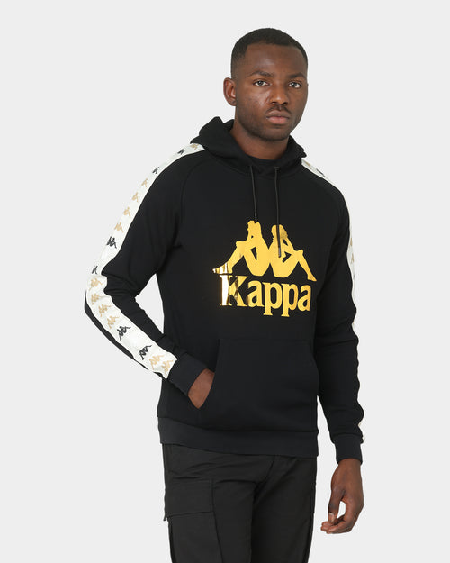 Kappa 222 Banda Hurtadof Hoodie Black/Grey Vapo