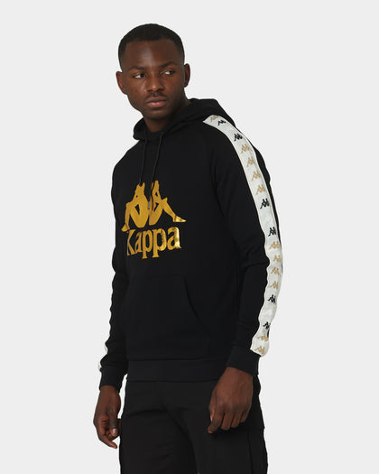 Kappa 222 Banda Hurtadof Hoodie Black/Grey Vapo