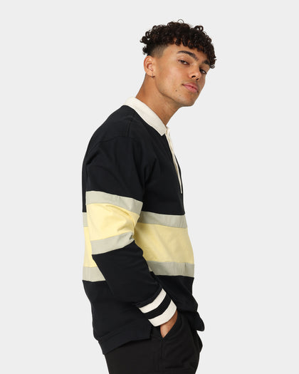 Kappa Authentic Damit Black/Yellow/White