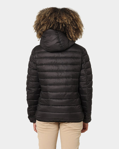 Kappa Logo Astro Puffer Jacket Black