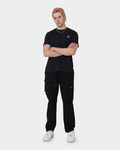 Fred Perry X Raf Simons Laurel Wreath Detail T-Shirt Black