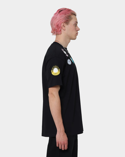 Fred Perry X Raf Simons Oversized Patched T-Shirt Black