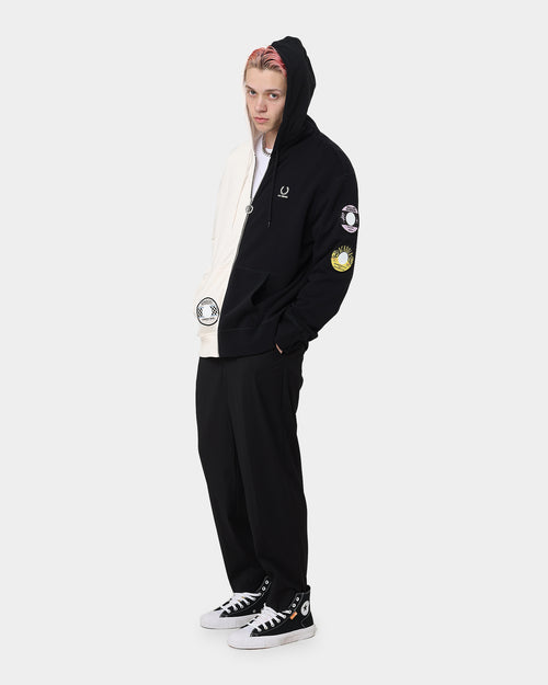 Fred Perry X Raf Simons Patched Jacket Black