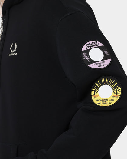 Fred Perry X Raf Simons Patched Jacket Black