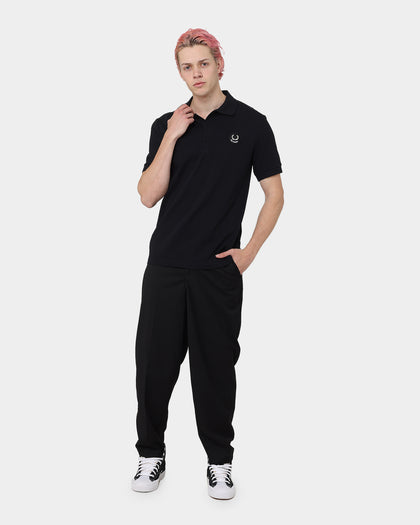 Fred Perry X Raf Simons Slim Fit Polo Shirt Black