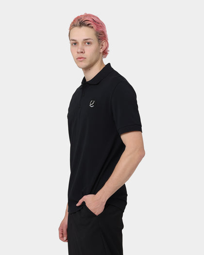 Fred Perry X Raf Simons Slim Fit Polo Shirt Black