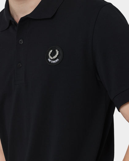 Fred Perry X Raf Simons Slim Fit Polo Shirt Black