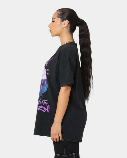 Rodman Brand The Worm Brain Vintage T-Shirt Black Wash