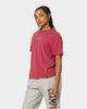 Majestic Athletic Women's Contrast Stitch T-Shirt Dark Blood