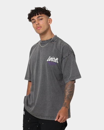 Loiter Retrograde Vintage T-Shirt Charcoal