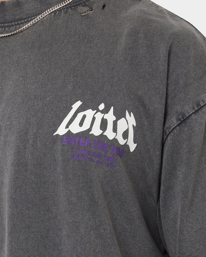 Loiter Retrograde Vintage T-Shirt Charcoal