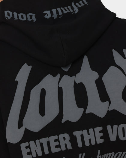 Loiter Void Multi Logo Hoodie Black/Charcoal