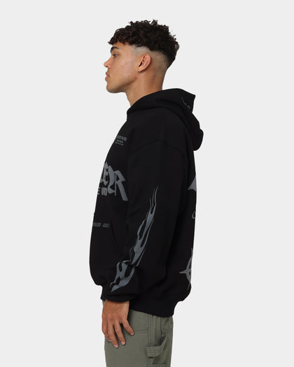 Loiter Void Multi Logo Hoodie Black/Charcoal