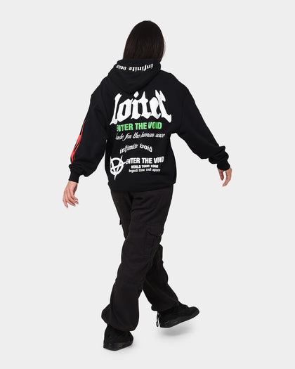 Loiter Void Multi Logo Hoodie Black/Multi