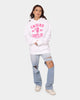 Crooks & Castles Fairfax Varsity Hoodie Hot Pink/White