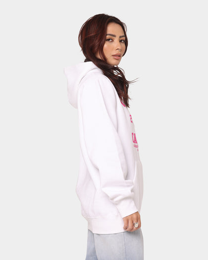Crooks & Castles Fairfax Varsity Hoodie Hot Pink/White