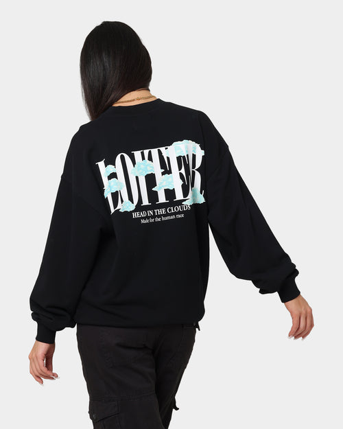 Loiter Cloudland Crewneck Black