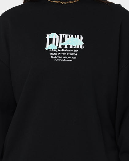 Loiter Cloudland Crewneck Black