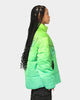 Loiter Cyber Gradient Puffer Jacket Neon Green