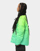 Loiter Cyber Gradient Puffer Jacket Neon Green