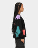 Loiter Inset Crewneck Black/Multi-Coloured