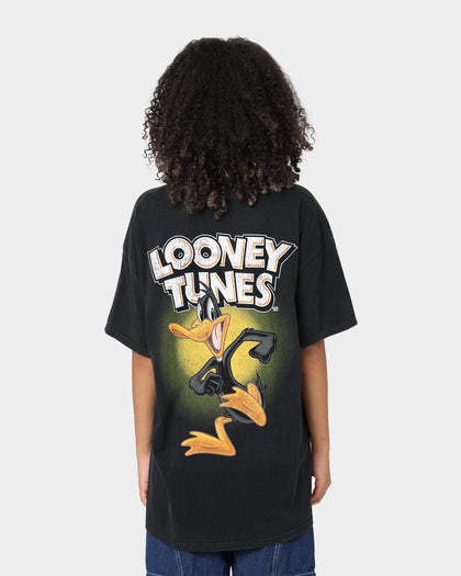 Goat Crew X Looney Tunes Daffy Vintage T-Shirt Black Wash